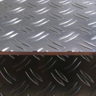 1060 2-Bar Aluminum Checker Plate - Lightweight & Anti-Slip Tread Sheet