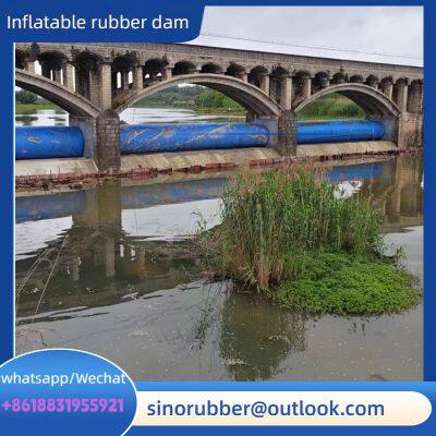 HG005 Flood discharge and flood control gate rubber dam, spillway dam, water-filling and air-inflated rubber dam, river water-blocking dam replacement
