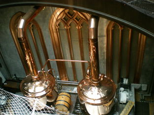 Semi Auto Steam Copper Brewing Equipment , 500L Microbrewery Machine photo-4