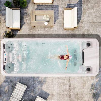 Venta al por mayor de piscinas familiares rectangulares grandes, piscinas de acrílico transparente en venta