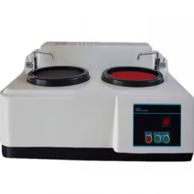 HST-MOPAO2T-200  Metallographic Grinding Polishing Machine Desktop Touch Screen Double Disc Continuously Variable