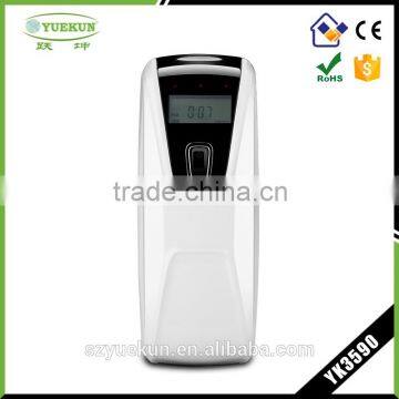 YK3590 Electric LCD Air Fragrance Dispenser Manufacturer Wall Mounted Hotel Automatic Digital Aerosol Dispenser Machine