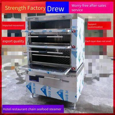 deru 25кВт электромагнитный шкаф для запаривания и тушения, трехдверный шкаф для запаривания морепродуктов, оригинальный кастрюльный шкаф для тушения, умный паровой духовой шкаф для тушения кокосов