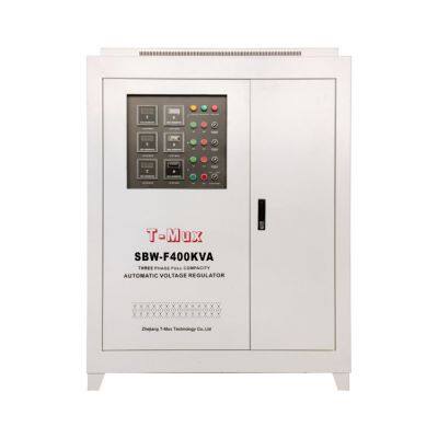 SBW-F 400KVA 3-фазный трехфазный регулируемый трансформатор с автоматическим контролем напряжения на основе серводвигателя из меди
