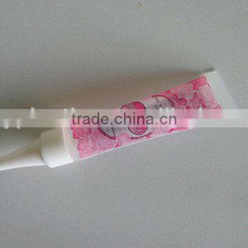 flexible plastic tube for cosmetic;transparent tube;plastic tube for sample packaging