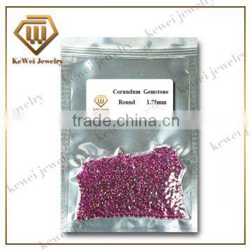 1.75mm round shape 8# vacuum packing synthetic red corundum