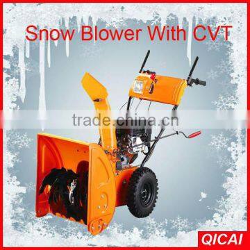 snow thrower with CVT