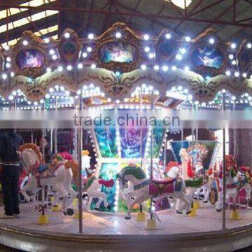 popular carousel 24 seats ride equipment kiddie rides for sale