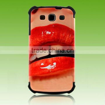 2in1 sublimation 3D phone case for galaxy S3