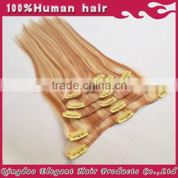 top quality hair extension kinky curly clip in hair extension