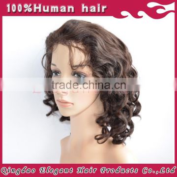 Cheap price 100% real human hair curly human hair wigs for black women