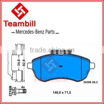 Auto parts for Mercedes W204 W211 disc brake pad 0054200820