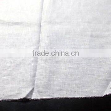 Indian linen fabric, 100% linen white