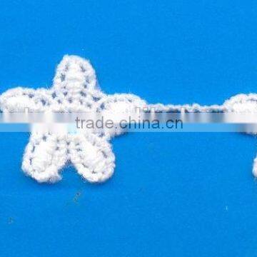 nice flower connecting crochet cotton lace