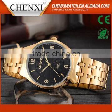 Fashional Popular Business Men'S Quartz Movement Gold Plated Fashion Watch