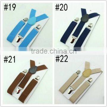 New Adjustable Boys Girls Kids Clip-on Y Back Elastic Brace Childrens Suspenders