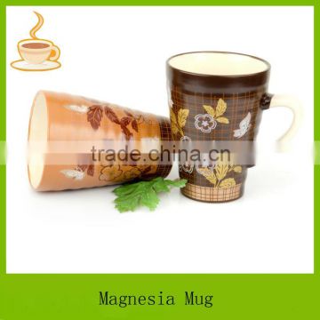 10oz creative unique shape ceramic coffee/tea mugs with customised logo