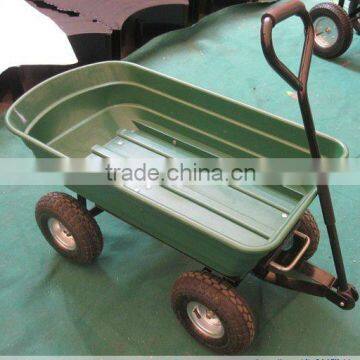 heavy duty garden dump /cartplastic garden cart