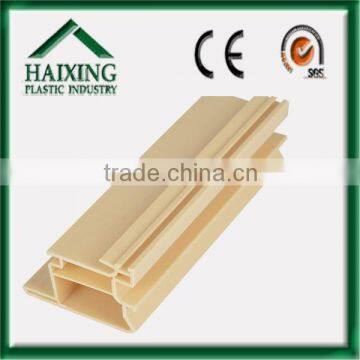 pvc wooden window&door frame,ce,sgs,30s,fireproof