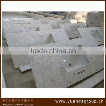 Popular hot selling white artificial marble