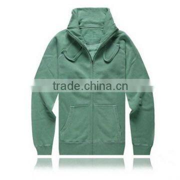 custom high quality men 100% blank polyester hoodie wholesale