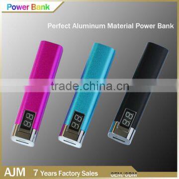 Best Selling LED Light Mobile Power Bank 2000Mah 2600Mah