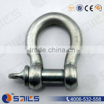 European Galvanized Adjustable Lifting Large Security Bow Shackle