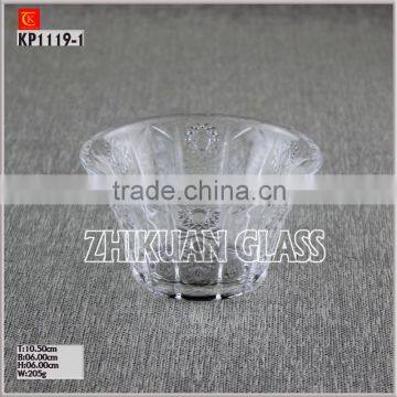 Excellent Glass bowl with stand for Nut Glass Plate For fruit