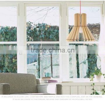 LED pendant Light JK-8005B-15 Home indoor lighting wooden frame fancy industrial hanging pendant light