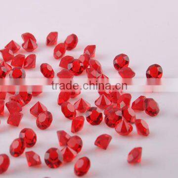 Wholesale Crystal Diamond Glass Table Confetti, pointed chatons unfoiled back for Wedding Party Decor Scatter