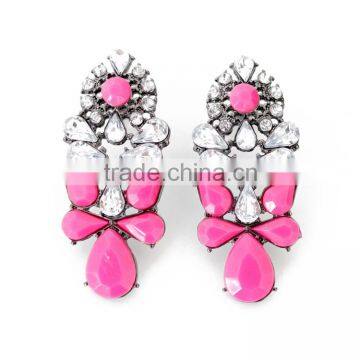 colorful fashion earring studs