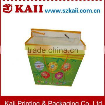 high quality shopping packaging paper bag with handle