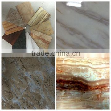 2-18MM 1220*2400 MM high quanlity factory professinal manufactures UV Imitated Marble Board for European market