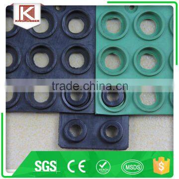 Marine flooring water proof origin supply ESD natural rubber mat with connector