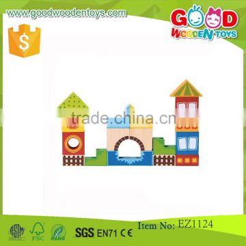 2015 New Kindergarten Educational Toys Colorful Wooden Printing Blocks