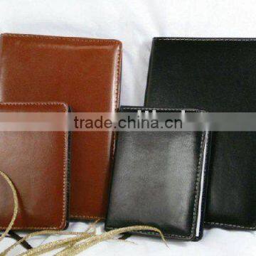 Top quality leather notebook