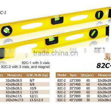 adjustable aluminium spirit level