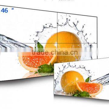 46''Ultra narrow 3.5mm/5.3mm bezel digital signage screens, high quality digital display screens for sale