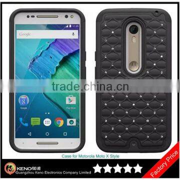 Keno Premium Durable Anti-shock Silicon Back Case Cover for Motorola Moto X Style