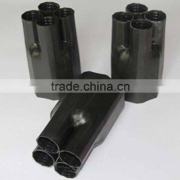 4 Way Black Polyolefin Materail Heat Shrinkable Cable Breakout Boot for Wires photo-4