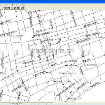 Azerbaijan digital electronic MapInfo map