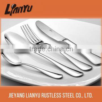 Stainless steel custom european cutlery