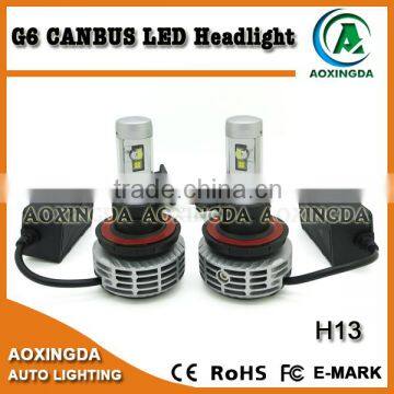 6G no flicker no error code CANBUS fanless all in one LED headlight H13