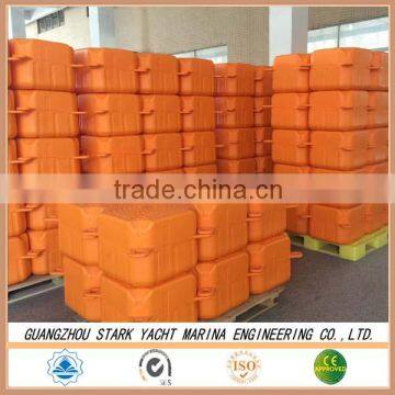 Plastic modular plastic boat floats