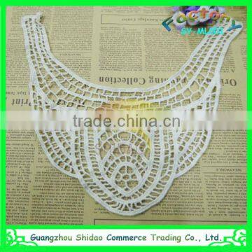 custom chantilly and cheap latest neck cotton embroidery lace collar /lace patch