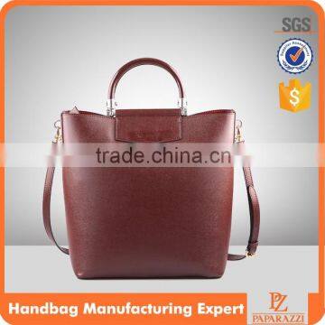 4449-2016 High end genuine leather lady handbag trendy handbag