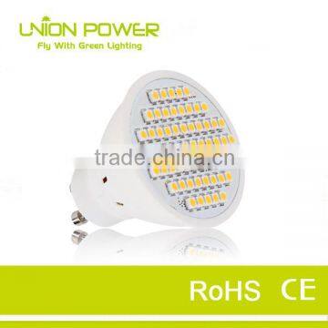 Plastic GU10 48SMD High Power LED Lamp 2.4W plastic spot light