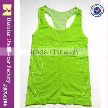 comfortable seamless lady tank top OEM