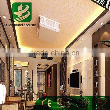 eco-friendly acoustic sound absorbing panel for interior ceiling decoration