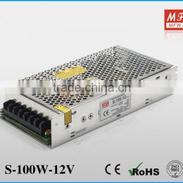 S-100-12single output ac dc 100w smps 8.5a 12v power supply for led display